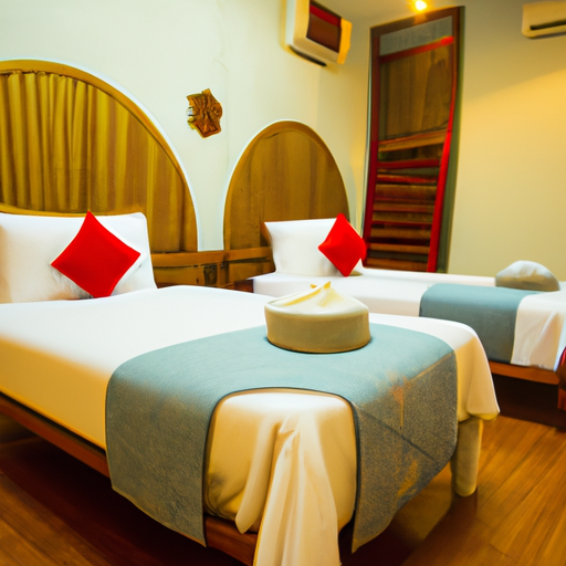 חדר מלון בעיצוב תאילנדי מסורתי ייחודי